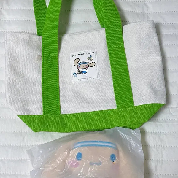 [BUNJANG] Sanrio Cinnamoroll Tote Bag / 올리브영 산리오 토트백 가방 시나모롤 태닝 시나모롤