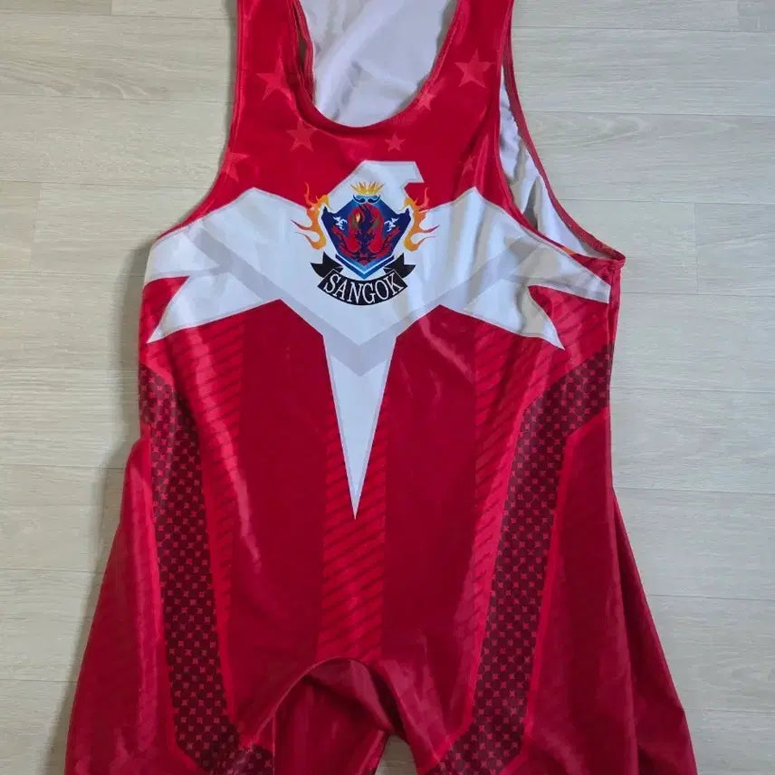 [BUNJANG] Wrestling Singlet 3XL Red / 레슬링 시합복 3XL 레드 (본문필독)