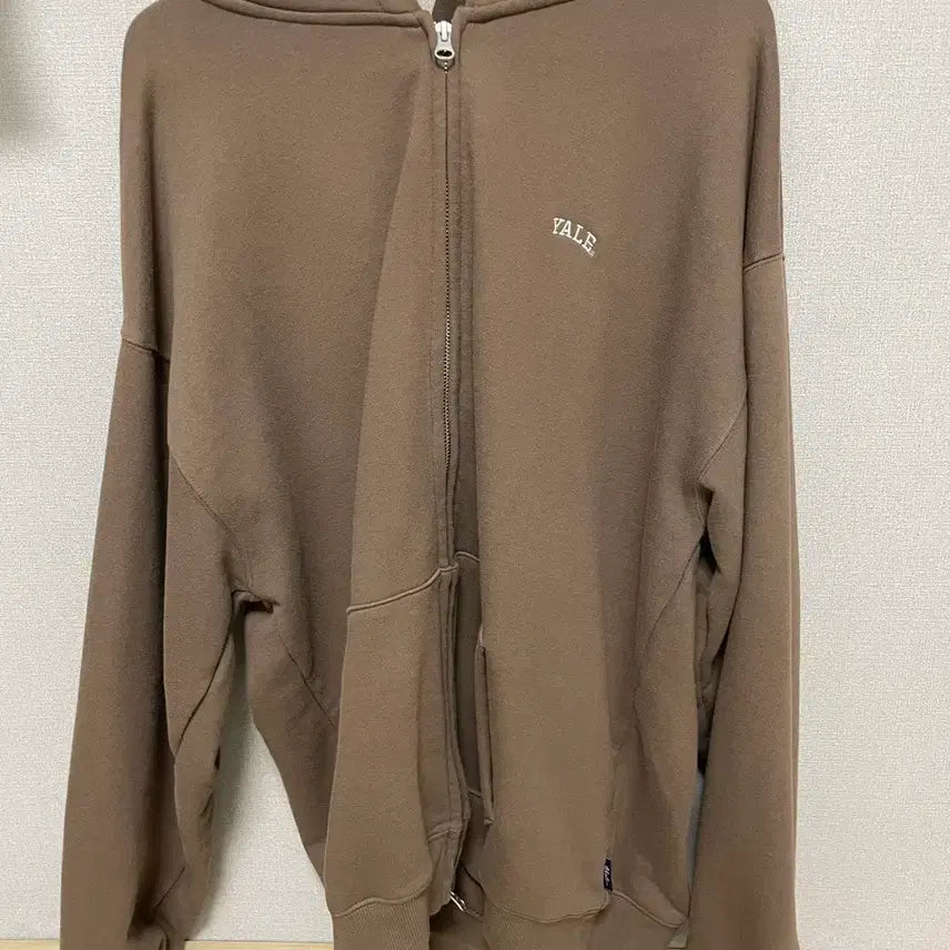 [BUNJANG] Yale Brown Hoodie Zip-Up / 예일 브라운후드집업