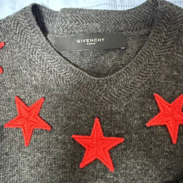 [BUNJANG] Givenchy Star Embroidered Knit (L) / Givenchy 스타 자수 니트 (L)