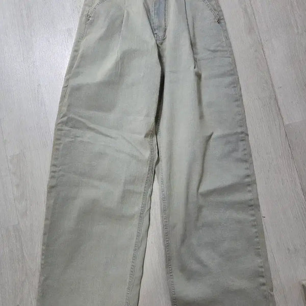 [BUNJANG] Raon Museura Wide Fit Light Wash Denim Pants / 라온 뮤제라 와진 연청