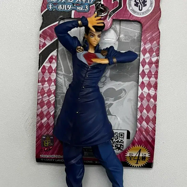 [BUNJANG] Jotaro Kujo Figure Keychain Strap / 죠스케 피규어 키링 스트랩