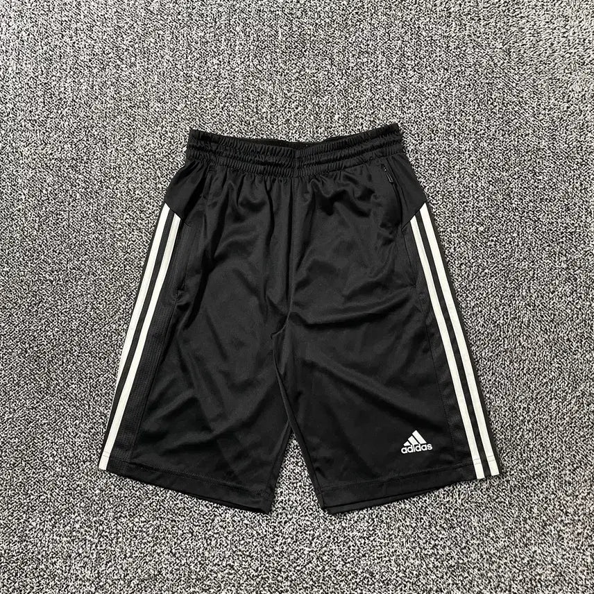 [BUNJANG] Adidas Three-Stripes Vintage Training Shorts Black / 빈티지9. 아디다스 삼선 트레이닝 숏팬츠 반바지 블랙