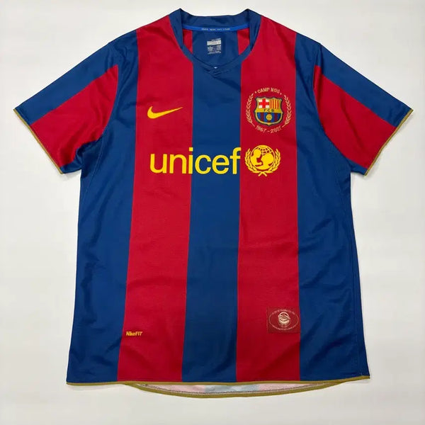 [BUNJANG] Nike Barcelona FC 07/08 Iniesta Home Jersey / 07 08 나이키 바르셀로나 FC 이니에스타 홈 캄프누 50주년 유니폼