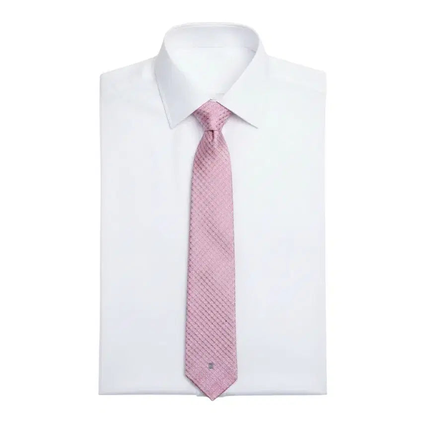 [BUNJANG] Daks Pink Pattern Tie / 닥스 핑크 패턴 넥타이
