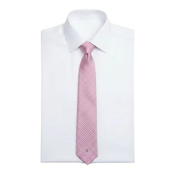 [BUNJANG] Daks Pink Pattern Tie / 닥스 핑크 패턴 넥타이