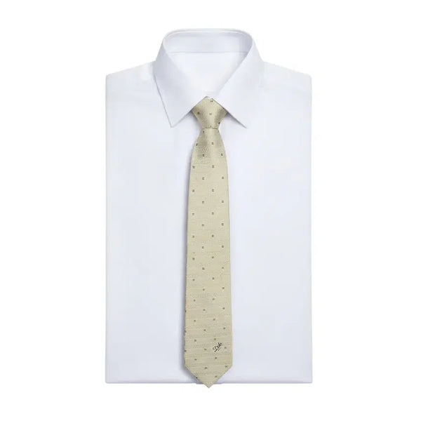[BUNJANG] Daks Logo Pattern Tie / 닥스 로고 패턴 넥타이