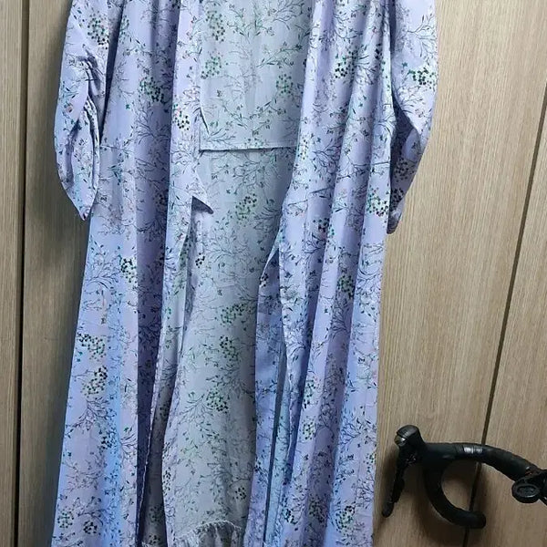 [BUNJANG] Maison B.C Floral Pattern Long Cardigan Purple / 최종가격내림)메종비체 꽃무늬 롱 가디건 퍼플
