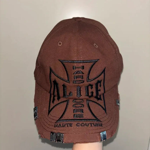 [BUNJANG] Alice Hollywood Ball Cap (Brown) / Alice hollywood 볼캡 (brown)