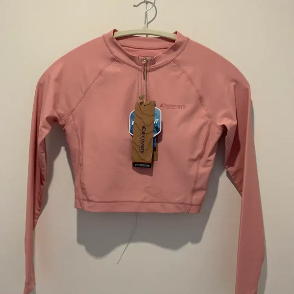 [BUNJANG] Discovery Women's Rash Guard Pink Size 85 / 새상품) 여성 디스커버리 래쉬가드 85