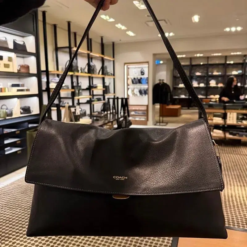 [BUNJANG] Coach Chelsea Shoulder Bag Black Brown 30 Size / [~7/30 7만원할인] 코치 첼시 숄더백/블랙,브라운/ 30사이즈