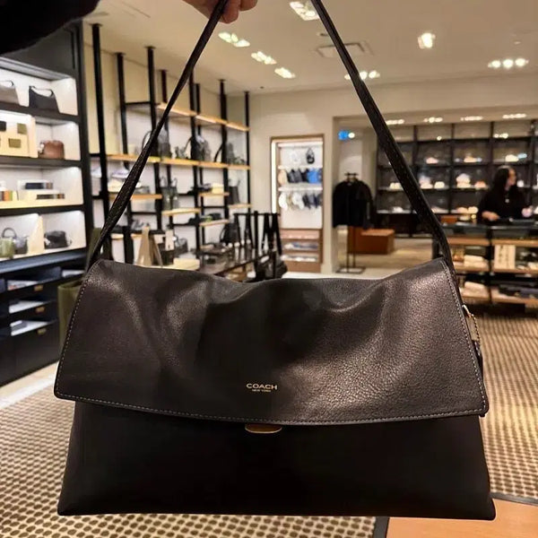 [BUNJANG] Coach Chelsea Shoulder Bag Black Brown 30 Size / [~7/30 7만원할인] 코치 첼시 숄더백/블랙,브라운/ 30사이즈