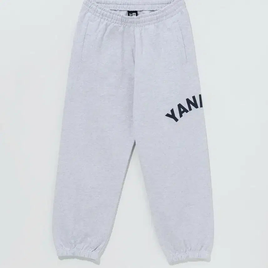[BUNJANG] New Era New York Yankees Arch Logo Sweatpants Heather Grey L / 뉴에라 뉴욕양키스 아치로고 스웻팬츠 헤더그레이 L size 새상품