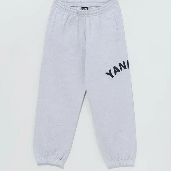 [BUNJANG] New Era New York Yankees Arch Logo Sweatpants Heather Grey L / 뉴에라 뉴욕양키스 아치로고 스웻팬츠 헤더그레이 L size 새상품