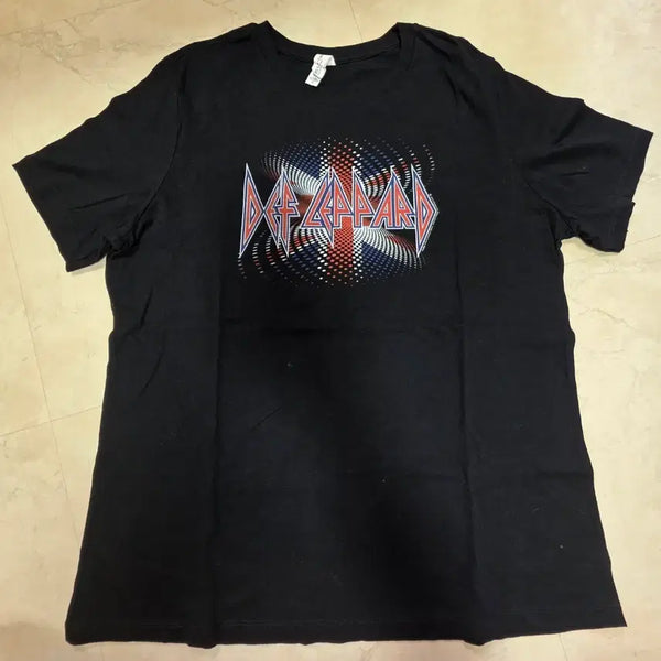 [BUNJANG] Def Leppard Band T-Shirt Black / 데프 레파드 Def Leppard 밴드 티셔츠 블랙