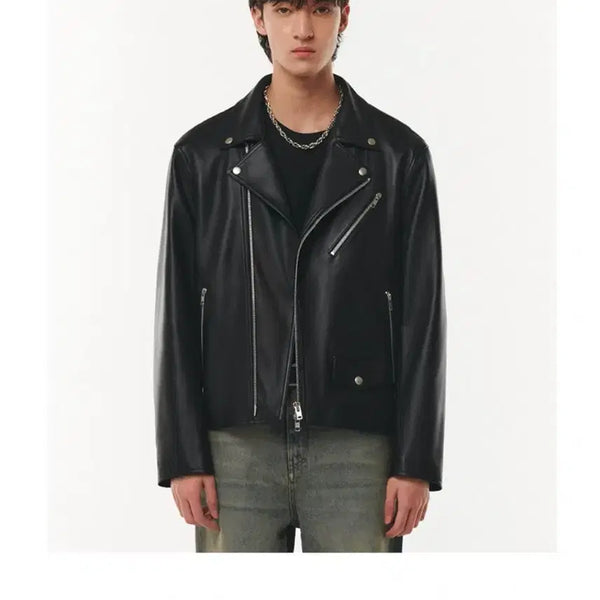 [BUNJANG] Dope Jason 100% Lambskin Double Rider Jacket XL / 도프제이슨 램스킨(양가죽)100% 라이더 자켓 XL