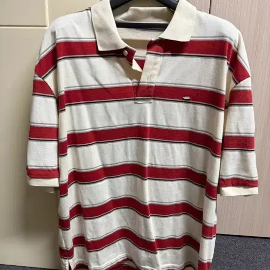 [BUNJANG] Lafayette Store City Big Over Stripe PK Polo Shirt / 라퍼지스토어 시티 빅오버 스트라이프 PK 폴로 셔츠