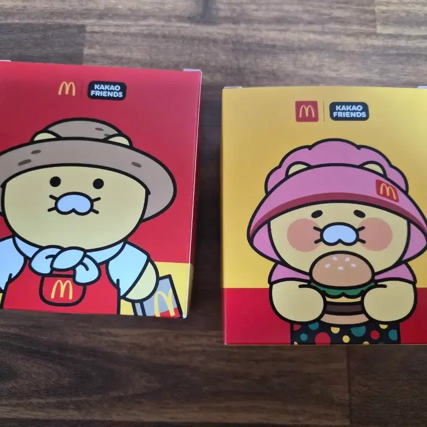 [BUNJANG] McDonald's Farmer Chunsik & Granny Chunsik Set Bundle / [일괄] 맥도날드 농부 춘식,할미 춘식 세트