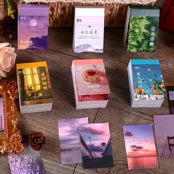 [BUNJANG] 50-Sheet Scrapbook Set (180 Packs) / (대용량 18세트 10씩 총 180세트) 50장 스크랩북