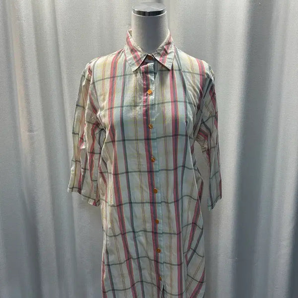 [BUNJANG] Calvin Klein Check Shirt / 캐빈클라인 남방 셔츠