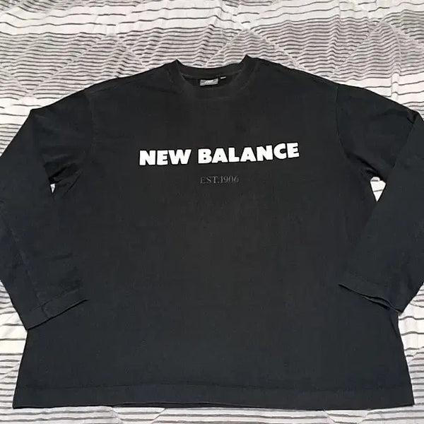 [BUNJANG] New Balance Oversized Long Sleeve T-shirt 105 / 뉴발란스 오버핏긴팔 105 가슴63 기장72