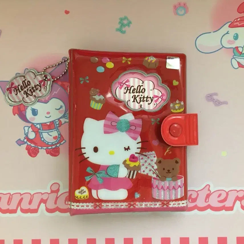 [BUNJANG] Hello Kitty Sanrio 6-Ring Diary / 고전문구 헬로키티 산리오 육공 다이어리