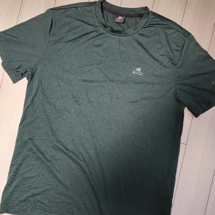[BUNJANG] Millet Golf Dry-Cell Round Short-Sleeve T-Shirt Size 95 Deep Green / 밀레 골프 드라이셀 라운드 반팔티 사이즈95 m딥그린 색상 남녀공용입