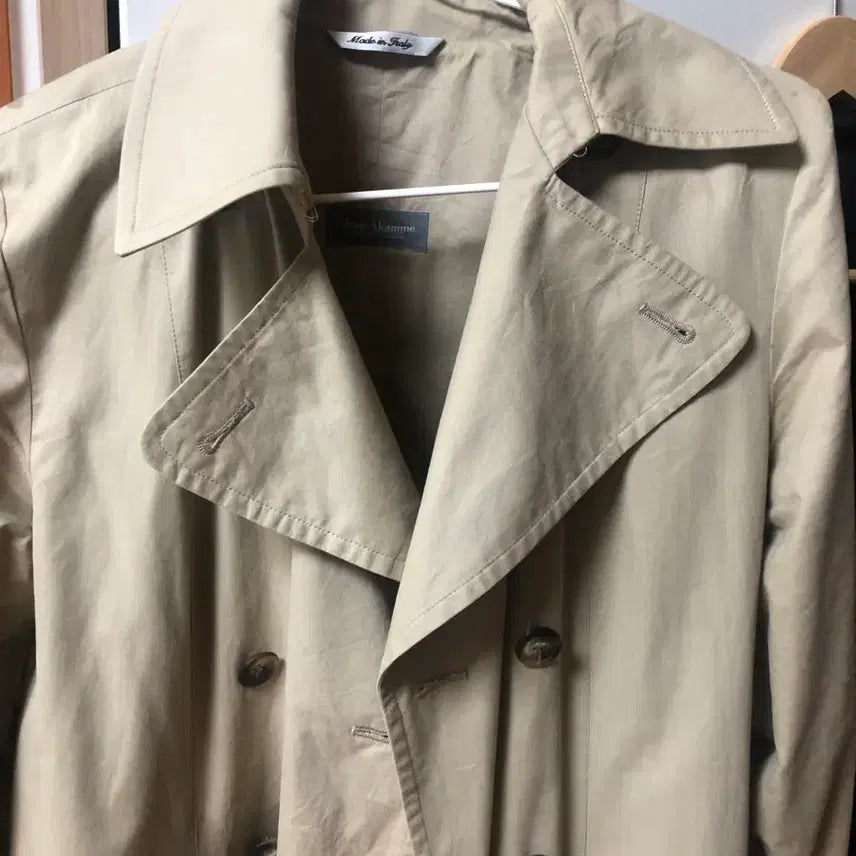 [BUNJANG] Mine Akamine Italian Double-Breasted Trench Coat / Mine Akamine 이태리제 여자 트렌치 코트 M