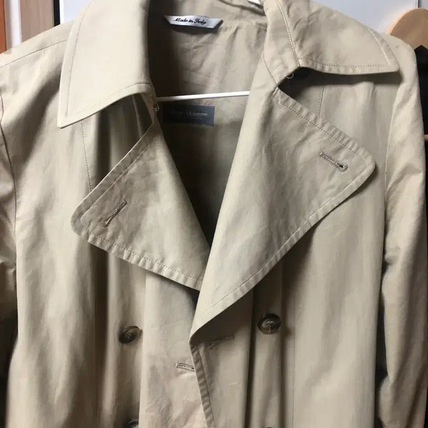 [BUNJANG] Mine Akamine Italian Double-Breasted Trench Coat / Mine Akamine 이태리제 여자 트렌치 코트 M