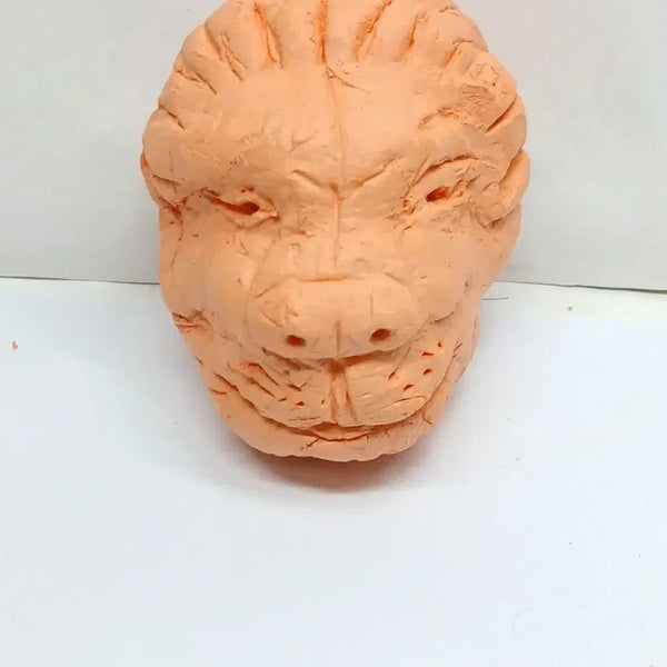 [BUNJANG] Clay Lion Head Sculpture / 점토 조형 사자 머리 두상