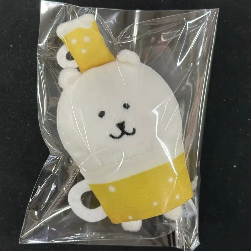 [BUNJANG] Nongdamgom Adult Mascot Keychain Beer Damgom / 농담곰 어른들 마스코트 키링 맥주 담곰이