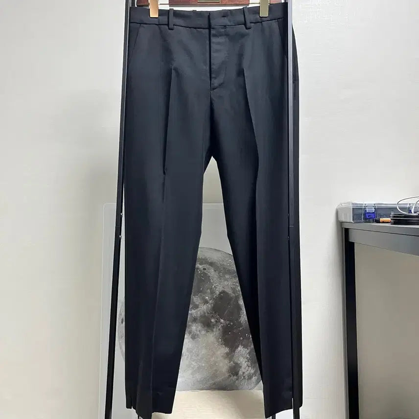 [BUNJANG] Solid Homme Mohair Blend Slacks Pants / 정품 48) 솔리드옴므 모헤어 블랜드 바지 슬랙스