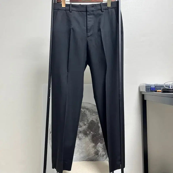 [BUNJANG] Solid Homme Mohair Blend Slacks Pants / 정품 48) 솔리드옴므 모헤어 블랜드 바지 슬랙스