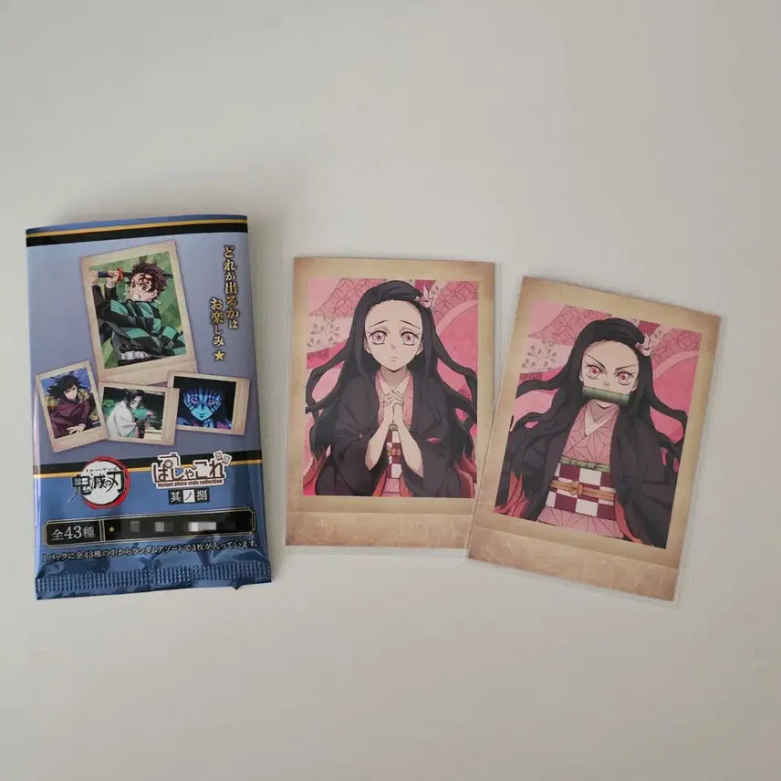 [BUNJANG] Demon Slayer: Kimetsu no Yaiba Mugen Train Pascha Collection Nezuko Bundle Set / (2장 일괄) 귀멸의 칼날 무한성 파샤코레 네즈코