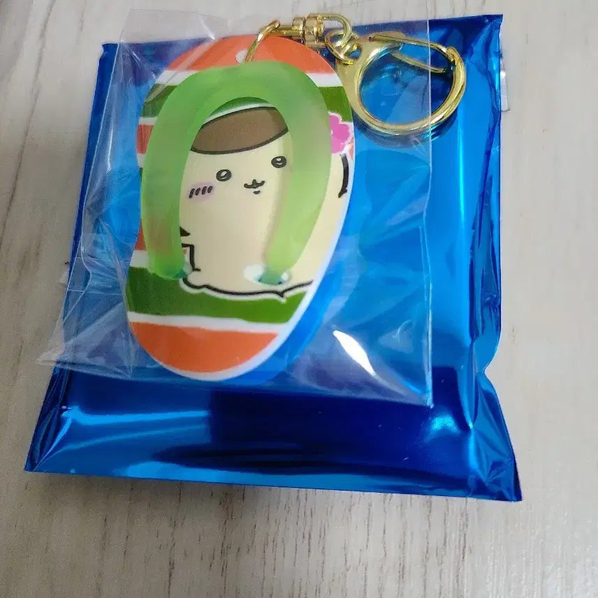 [BUNJANG] Chiikawa Kurimanju Beach Sandals Keychain / 치이카와 쿠리만쥬 비치샌들 키홀더