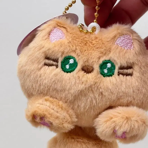 [BUNJANG] Cat Plush Keychain / 고양이 인형 키링