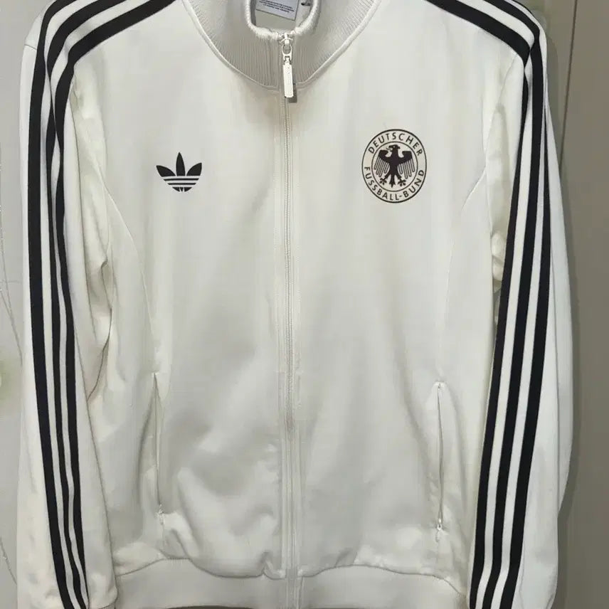 [BUNJANG] Adidas Germany National Football Team Track Top White / 아디다스 독일 축구 국가대표 트랙탑 화이트