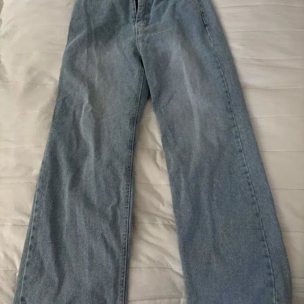 [BUNJANG] Light Wash Wide Leg Pants / 연청 와이드팬츠