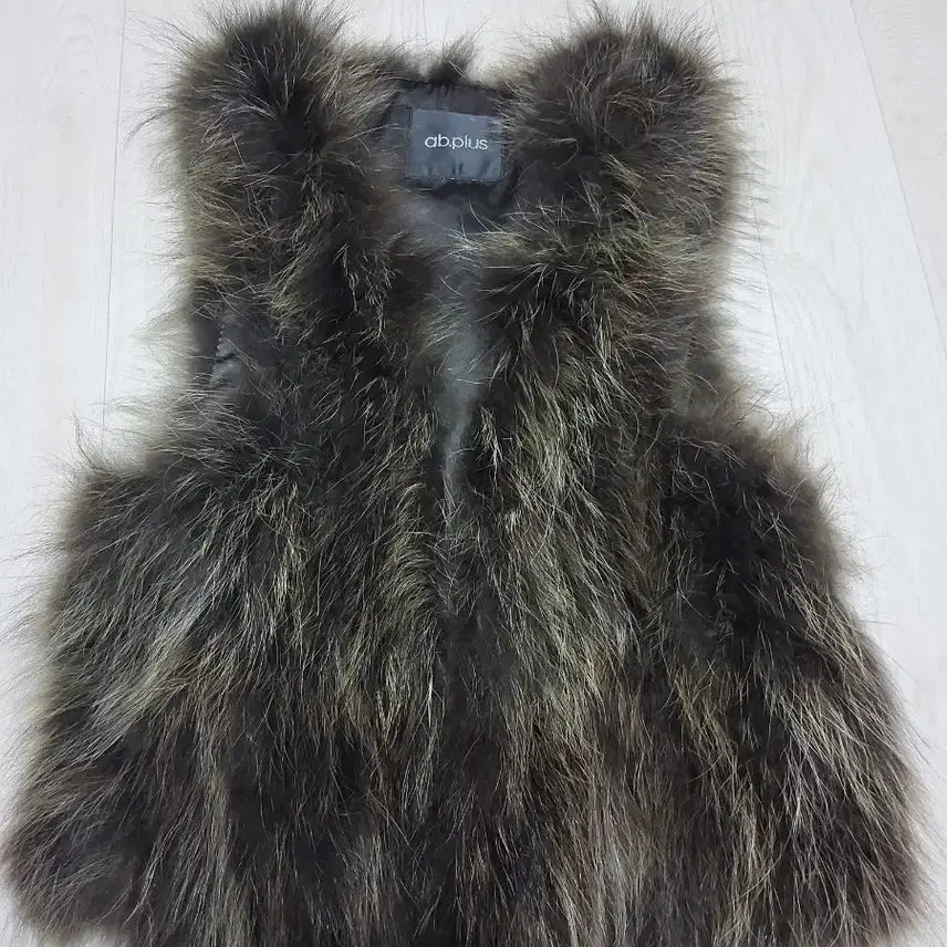 [BUNJANG] ab.plus Raccoon Fur Vest / ab.plus 여성 퍼 베스트 조끼