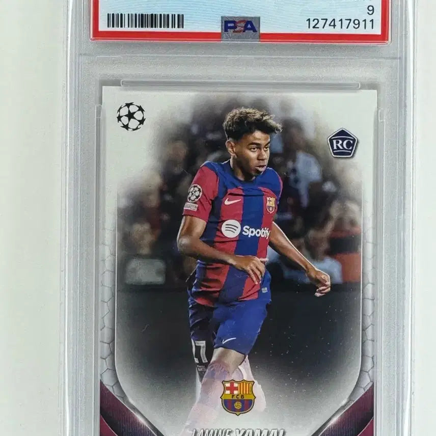 [BUNJANG] Lamine Yamal Rookie Soccer Card PSA 9 / [축구카드]라민야말 루키 PSA9