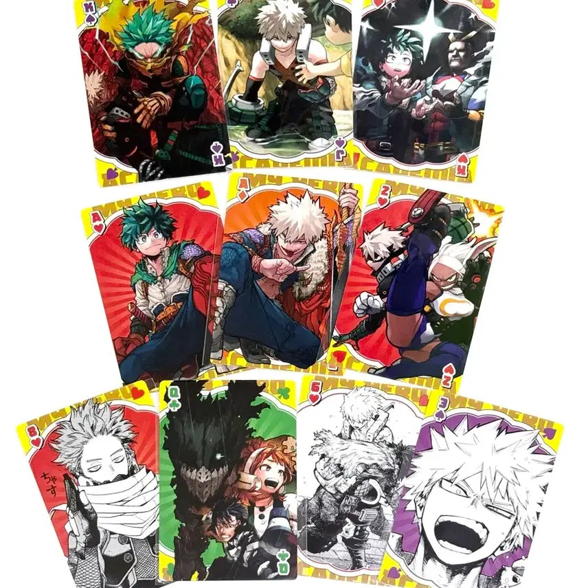 [BUNJANG] My Hero Academia Big Trump Card Postcard Set Izuku Bakugo Bundle / (일괄) 나의 히어로 아카데미아 빅 트럼프 카드 엽서 미도리야 바쿠고