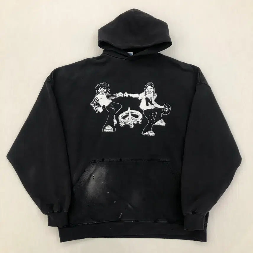 [BUNJANG] Donut Revenge Finger Press Hoodie / [3] 도넛리벤지 핑거프레스 후드
