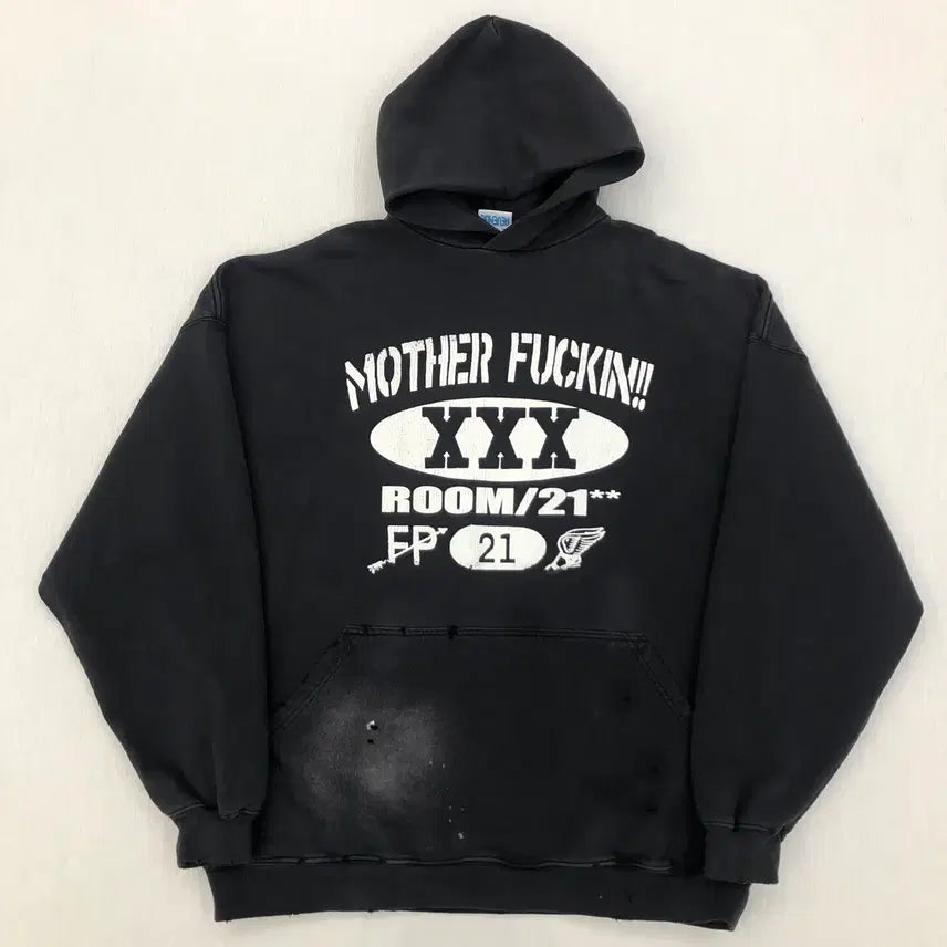 [BUNJANG] Donut Revenge Fingerpress Hoodie / [3] 도넛리벤지 핑거프레스 후드