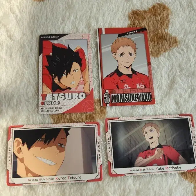 [BUNJANG] Haikyuu!! Kuroo Yakumo Nekoma Snap Card Bundle Set / 하이큐 쿠로오 야쿠 스냅마이드 스냅카드 네코마 일괄