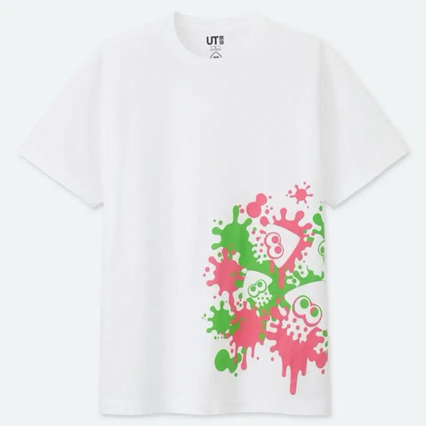 [BUNJANG] Uniqlo x Splatoon UT T-Shirt White / 유니클로 스플래툰 UT 반팔 티셔츠 화이트 팝니다.