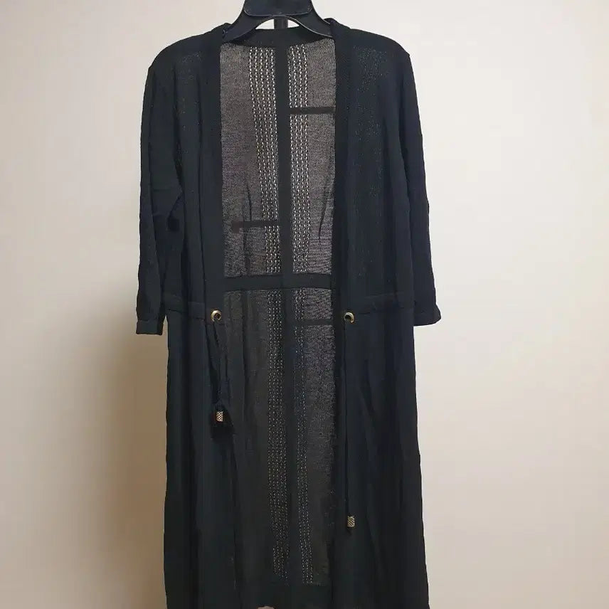 [BUNJANG] Black Women's Long Cardigan (New) / (새상품)블랙 여성 롱 가디건 free size