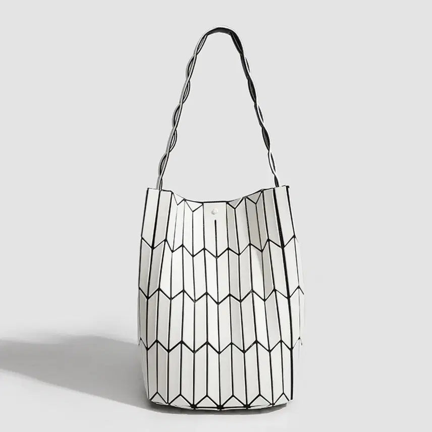 [BUNJANG] Pleated Tote Bag / 여름 토트백 이세미야키 스타일 데일리 손가방