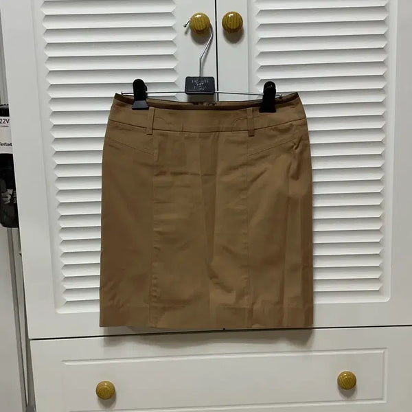 [BUNJANG] Midi Skirt Beige Size 55 / [55사이즈]미디 베이지색 스커트