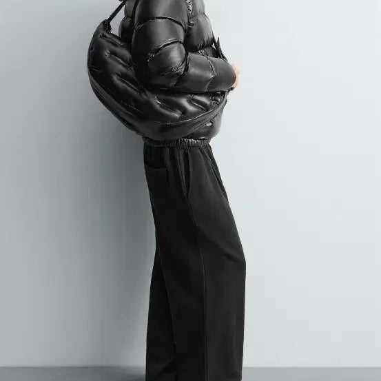 [BUNJANG] Zara Big Padded Bag Black / zara 빅 패딩백 가방