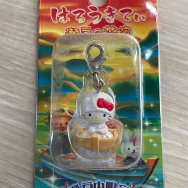 [BUNJANG] Hello Kitty Classic Boat Bride Charm / 고전 나룻배 신부 키티 박스 키링